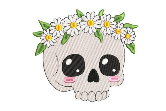 A Cute Halloween Skull Embroidery Design Review