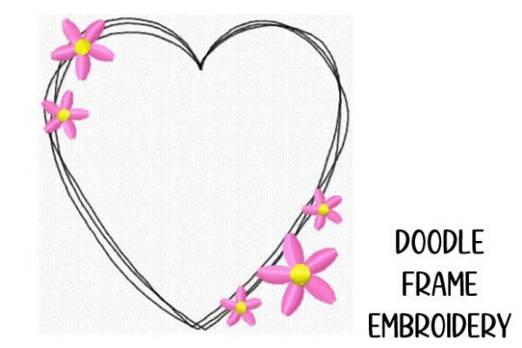 A Designer's Review of the Heart Doodle Frame Embroidery