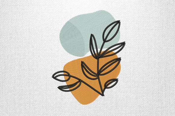 Charming Abstract Leaf for Personalized Gifts