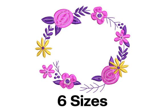 Evaluating Flowers Border Frame for a Boutique Sweatshirt Collection