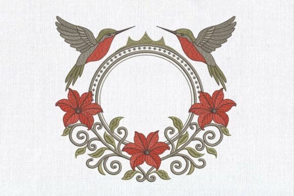 Floral Hummingbird Monogram Frame: A Designer’s Review for Boutique Sweatshirts