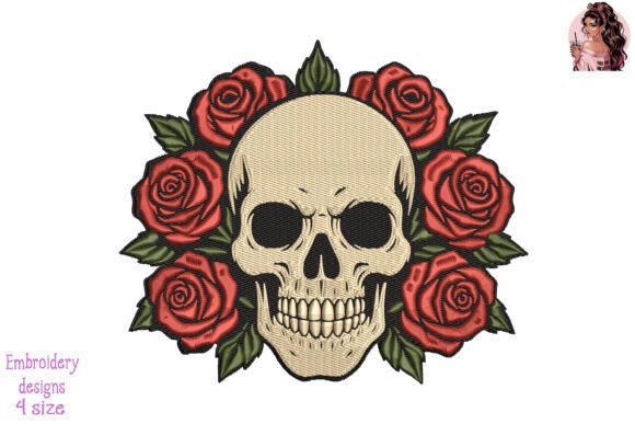 My First Look at Roses of the Dead Embroidery