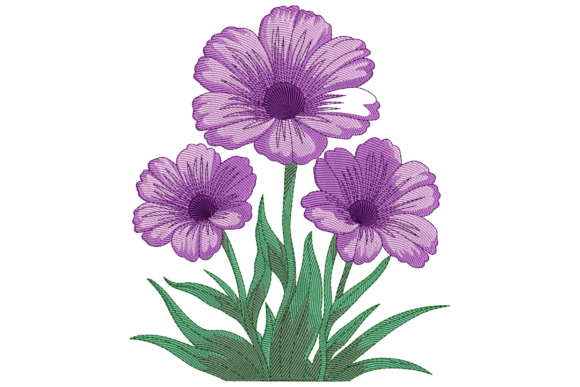Purple Flowers Embroidery Design: A Holiday Maker's Review