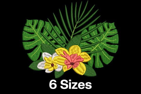 Reviewing Hawaiian Flowers for Real Embroidery Projects